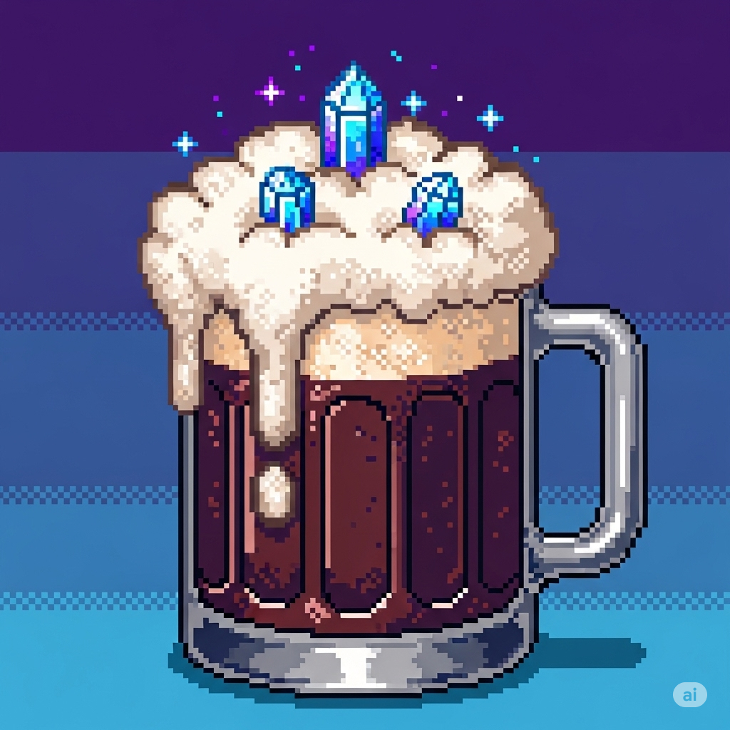 魔晶石の黒ビール